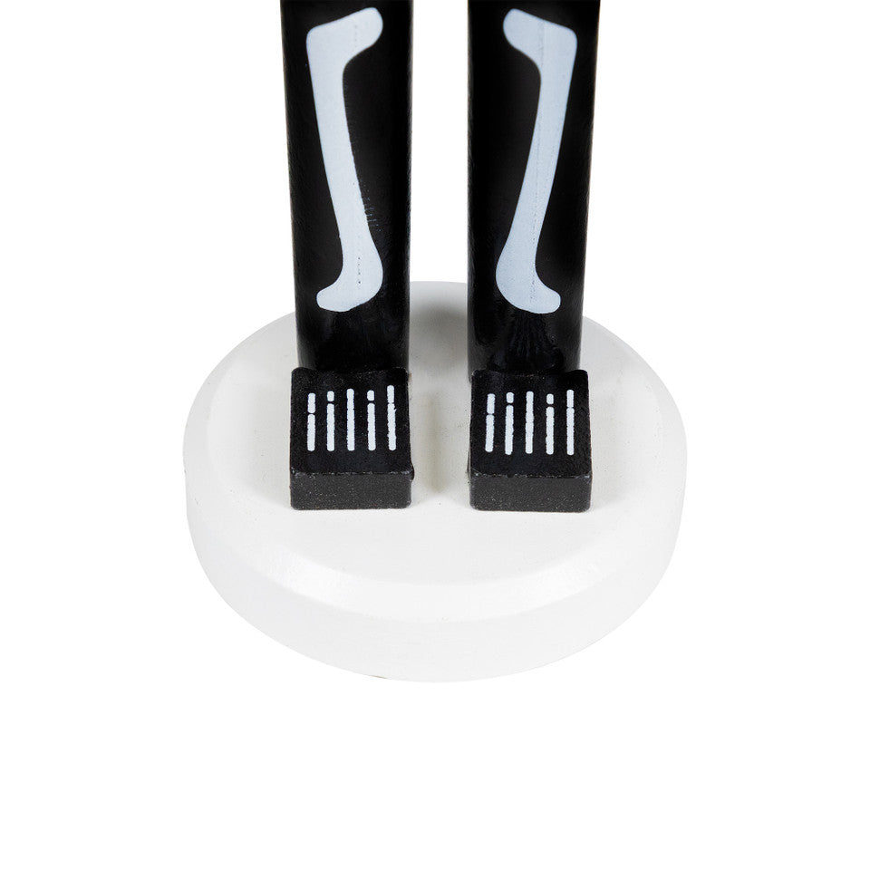 Standing Wooden Skeleton Nutcracker 14&quot;