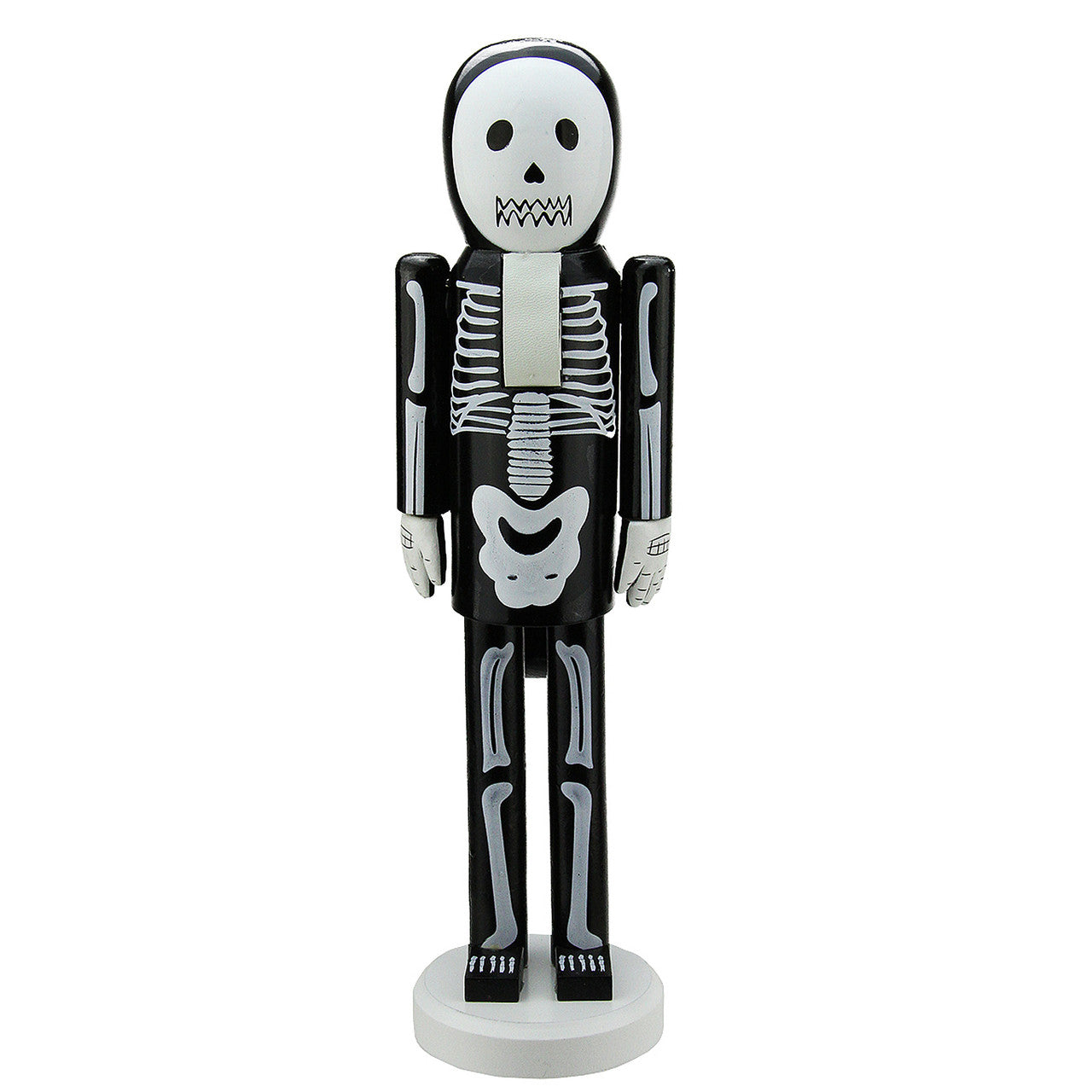 Halloween Nutcracker14" Black and White Skeleton