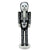 Halloween Nutcracker14" Black and White Skeleton