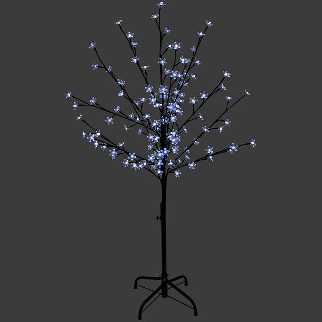 4ft Sakura Cherry Blossom Tree Pre-Lit White LEDs