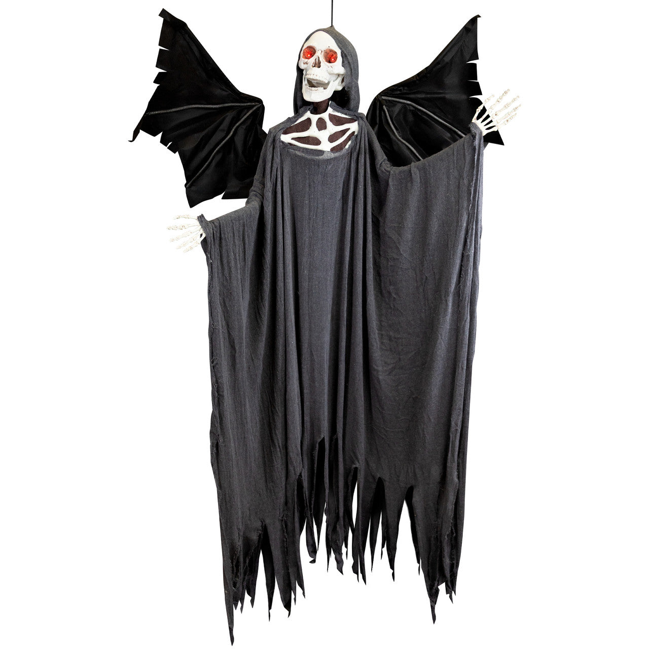 Life-Size Animated Skeleton Reaper 66" Halloween Prop Decoration