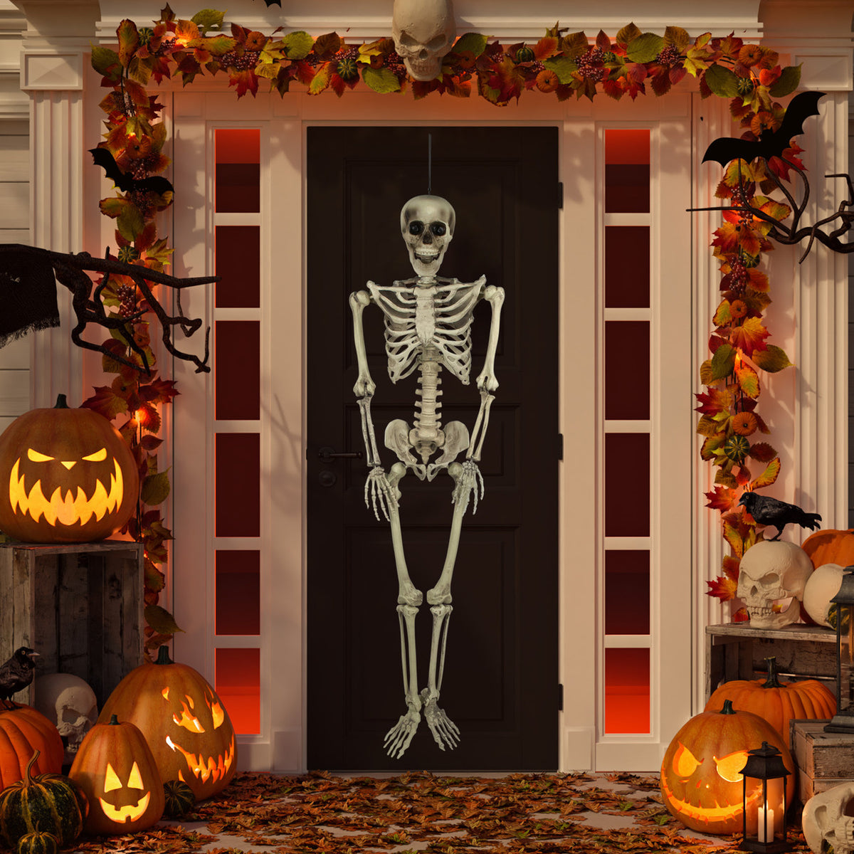 Halloween Decoration 5&#39; Life Size Skeleton Hanging