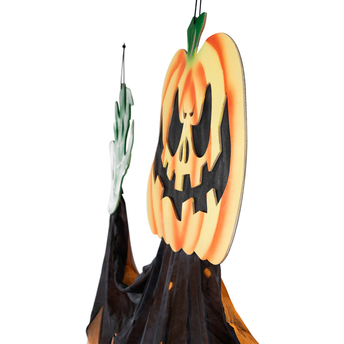 Halloween Hanging Decoration  11&#39; Scary Jack-O-Lantern
