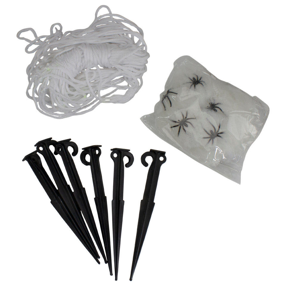 Giant Outdoor Spider Web 9.8FT for Halloween Decor