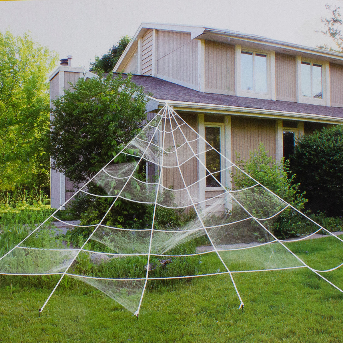 Halloween Decoration 9.8&#39; Giant Outdoor Spider Web