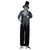 Halloween 6' Black and White Lighted Scary Groom Decoration