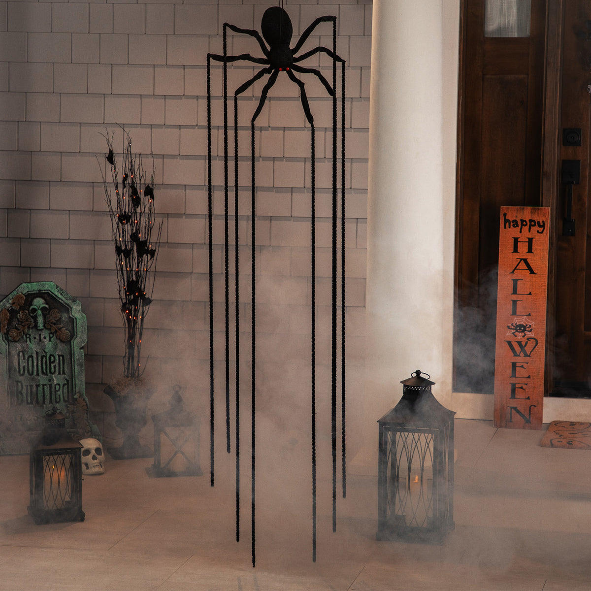 Extra Large Hanging Spider 6&#39; for Halloween Decor