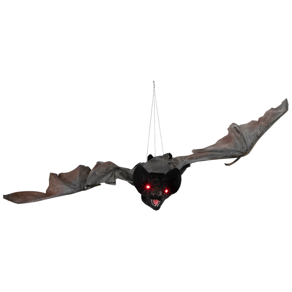 48" Lighted Animated Halloween Bat