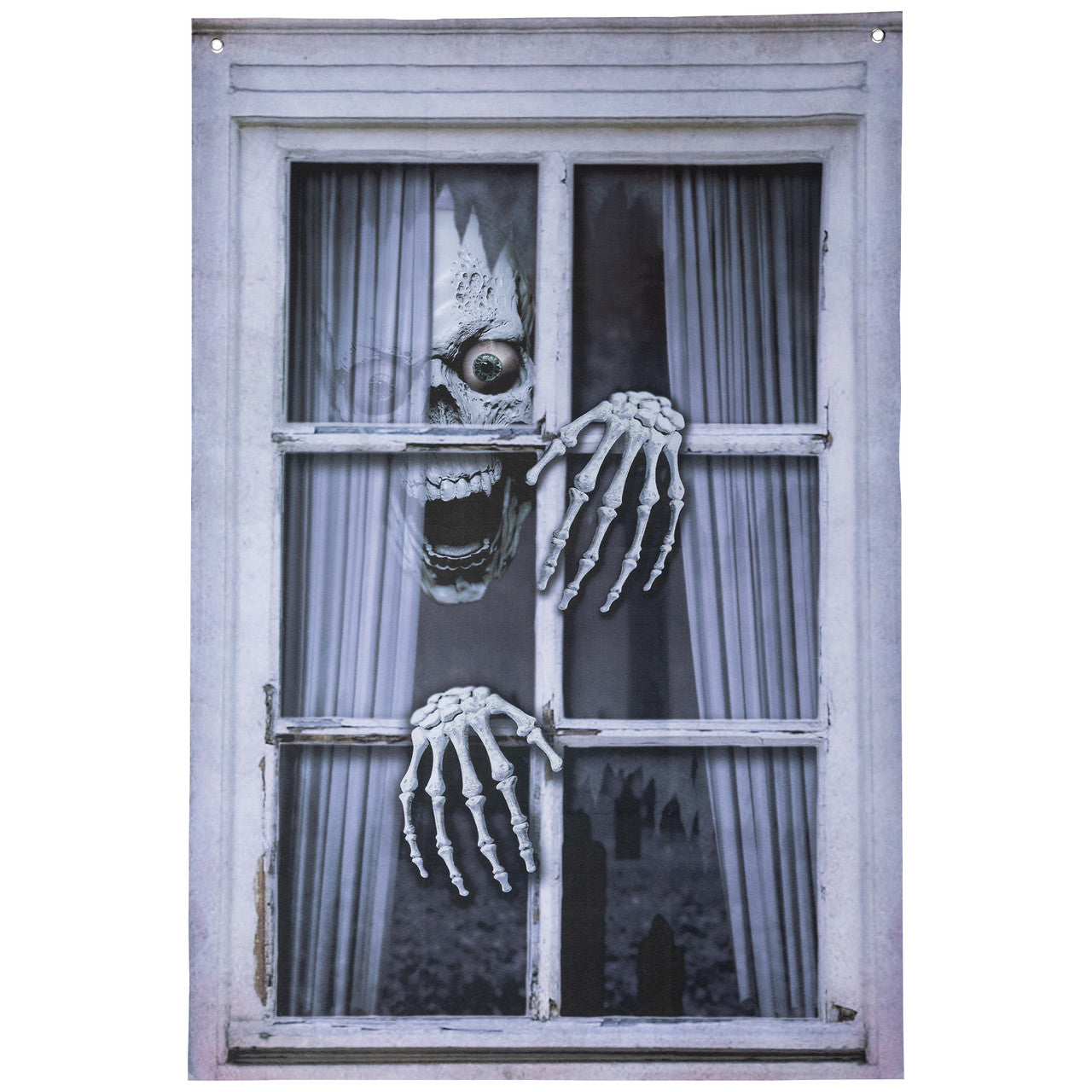 Halloween Window Skeleton Decoration 46 Inch