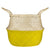 Boho Beige and Yellow Storage Basket