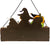 Trick or Treat 13.5" Witch Halloween Wall Sign