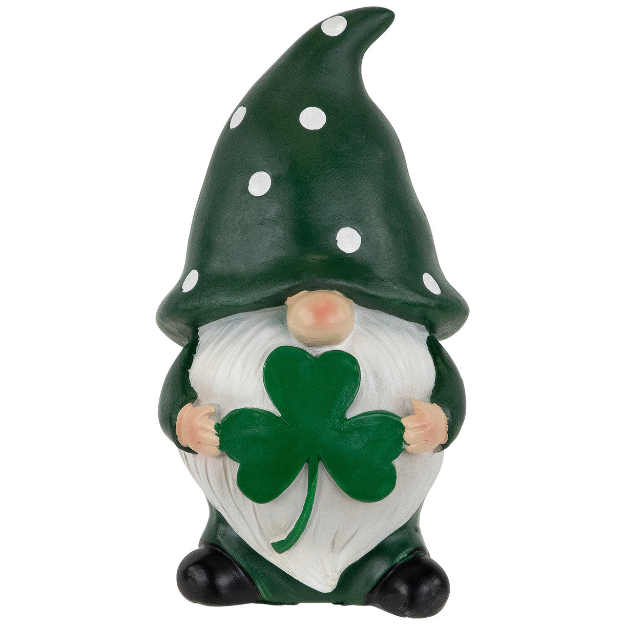 Shamrock Gnome St. Patrick's Day Outdoor Garden Statue