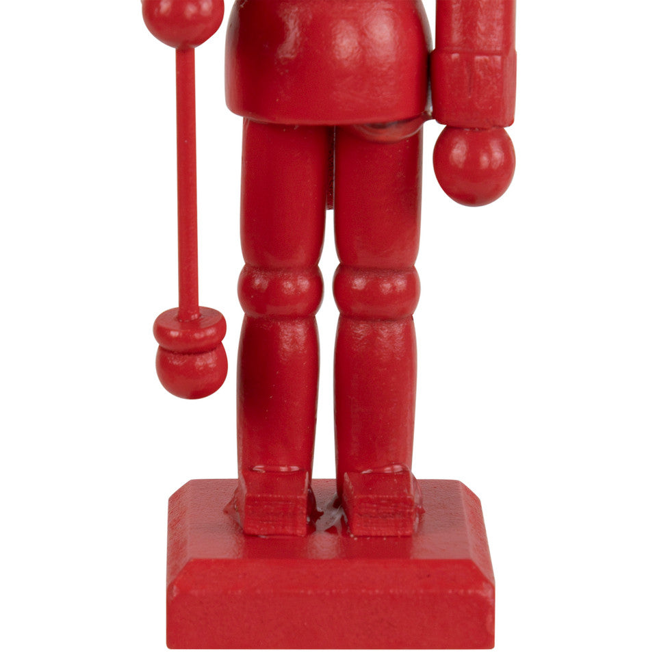 Multicolor Wooden Nutcracker Christmas Ornaments 5 Inch, Set of 6 Hanging Tree Decorations