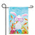 Garden Flag Happy Easter Bunny with Carrots (12.5" x 18")