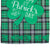 Happy St Patricks Day Plaid House Flag