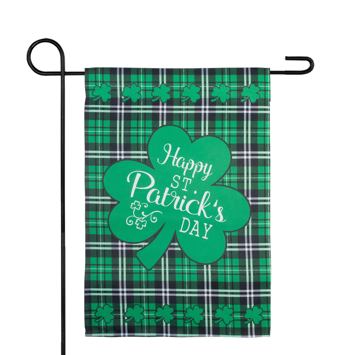 St. Patrick&#39;s Day Decor Irish Garden Flag for Outdoor Use (18 x 12.5&quot;)