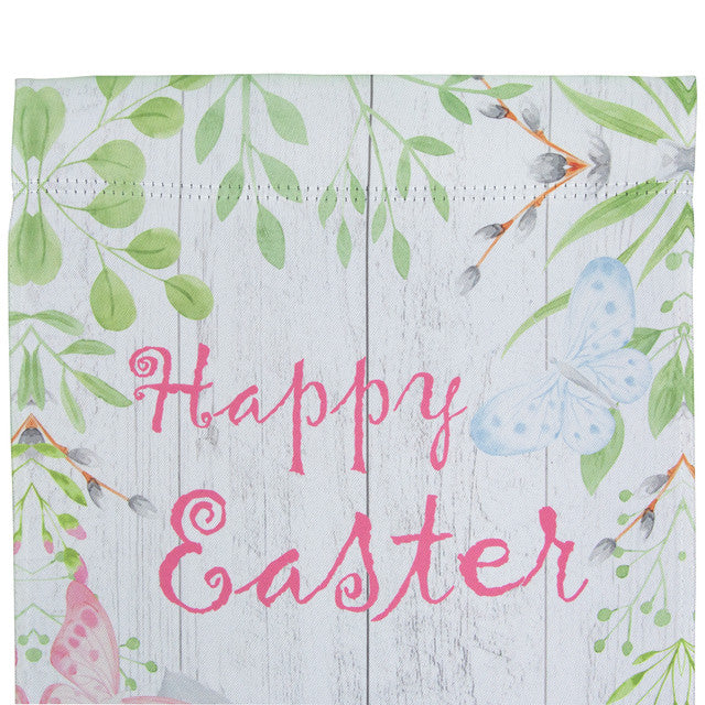 Happy Easter Bunny Ears Garden Flag 12.5&quot; x 18&quot;