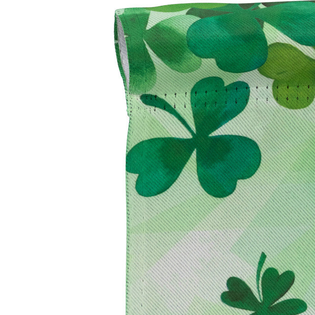 Happy St. Patrick's Day Outdoor Garden Flag Joyful Leprechauns (18" x 12.5")