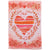 Watercolor Heart Valentine's Day Outdoor Garden Flag