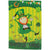 Dancing Leprechaun Happy St Pattys Outdoor Garden Flag