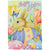 Happy Easter Outdoor Garden Flag with Bunny and Butterflies (18" x 12.5")