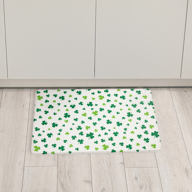Shamrocks St. Patrick&#39;s Day Kitchen Comfort Mat 29.5&quot;