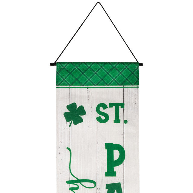 Welcome Porch Door Hanging Banners Set of 2 for St. Patrick's Day Decor