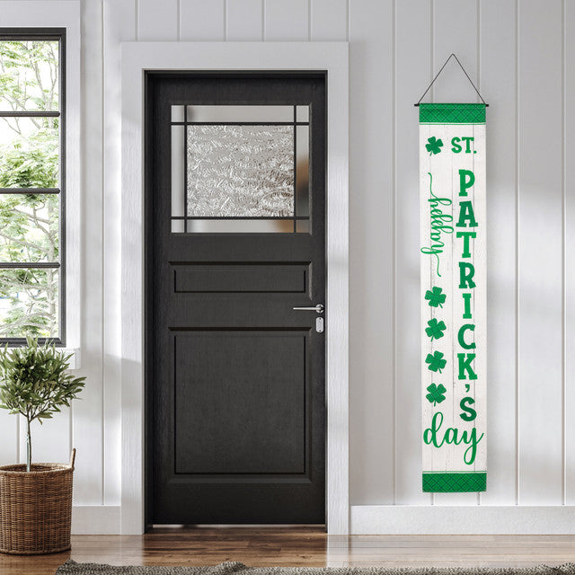 Welcome Porch Door Hanging Banners Set of 2 for St. Patrick&#39;s Day Decor