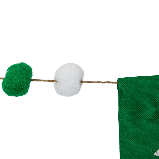 Plaid St Patricks Day Flag Banner 7.5&#39; for St. Patrick&#39;s Day Decorations