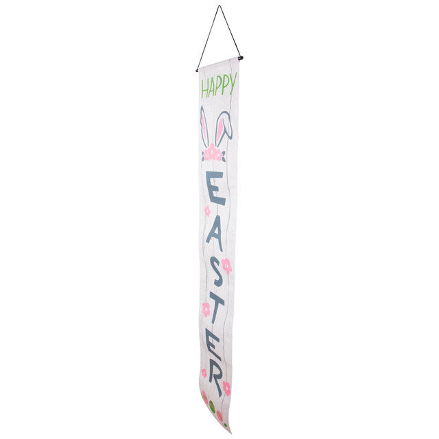 Welcome Happy Easter Hanging Door Banners 71&quot; for Outdoor Decor