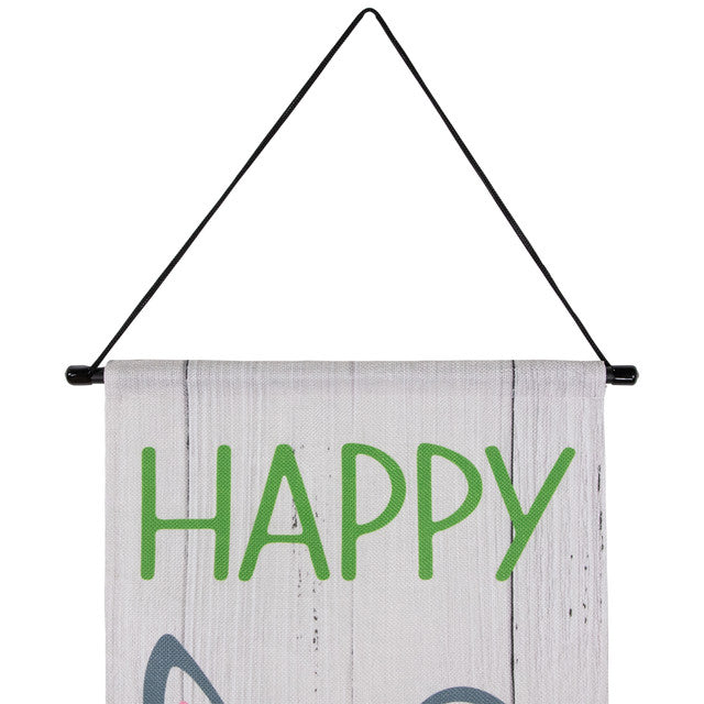 Welcome Happy Easter Outdoor Hanging Door Banner