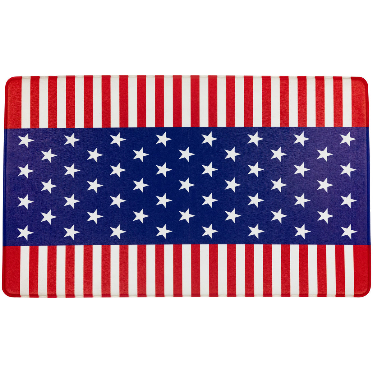 29&quot; Stars and Stripes 4th of July Kitchen Floor Mat