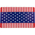 29" Americana Stars Stripes Kitchen Mat