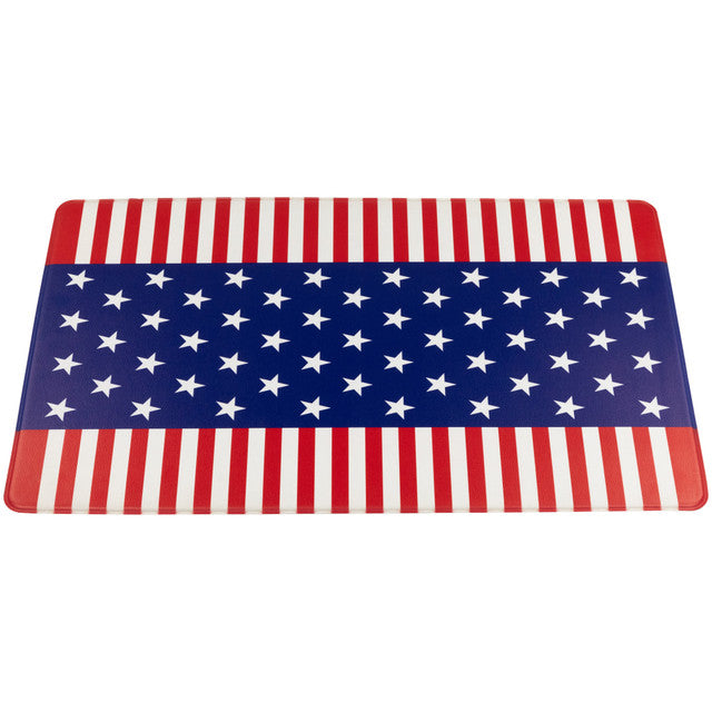 29&quot; Americana Stars Stripes Kitchen Mat