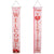 Set of 2 Pink Welcome and Happy Valentine's Day Outdoor Door Banners 71"