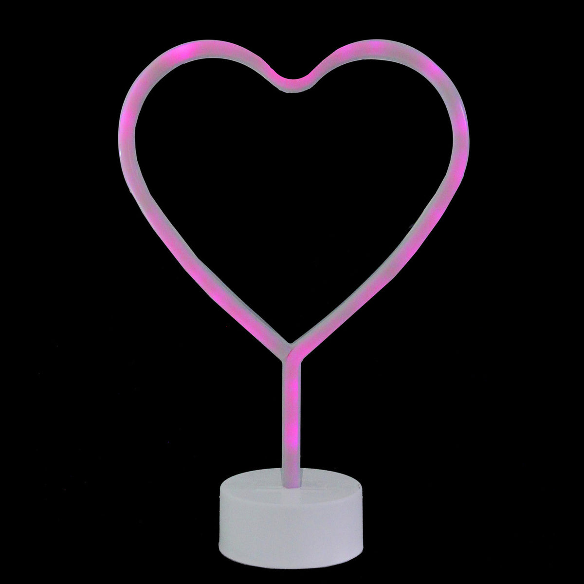 LED Neon Heart Table Light Valentine&#39;s Day Decoration