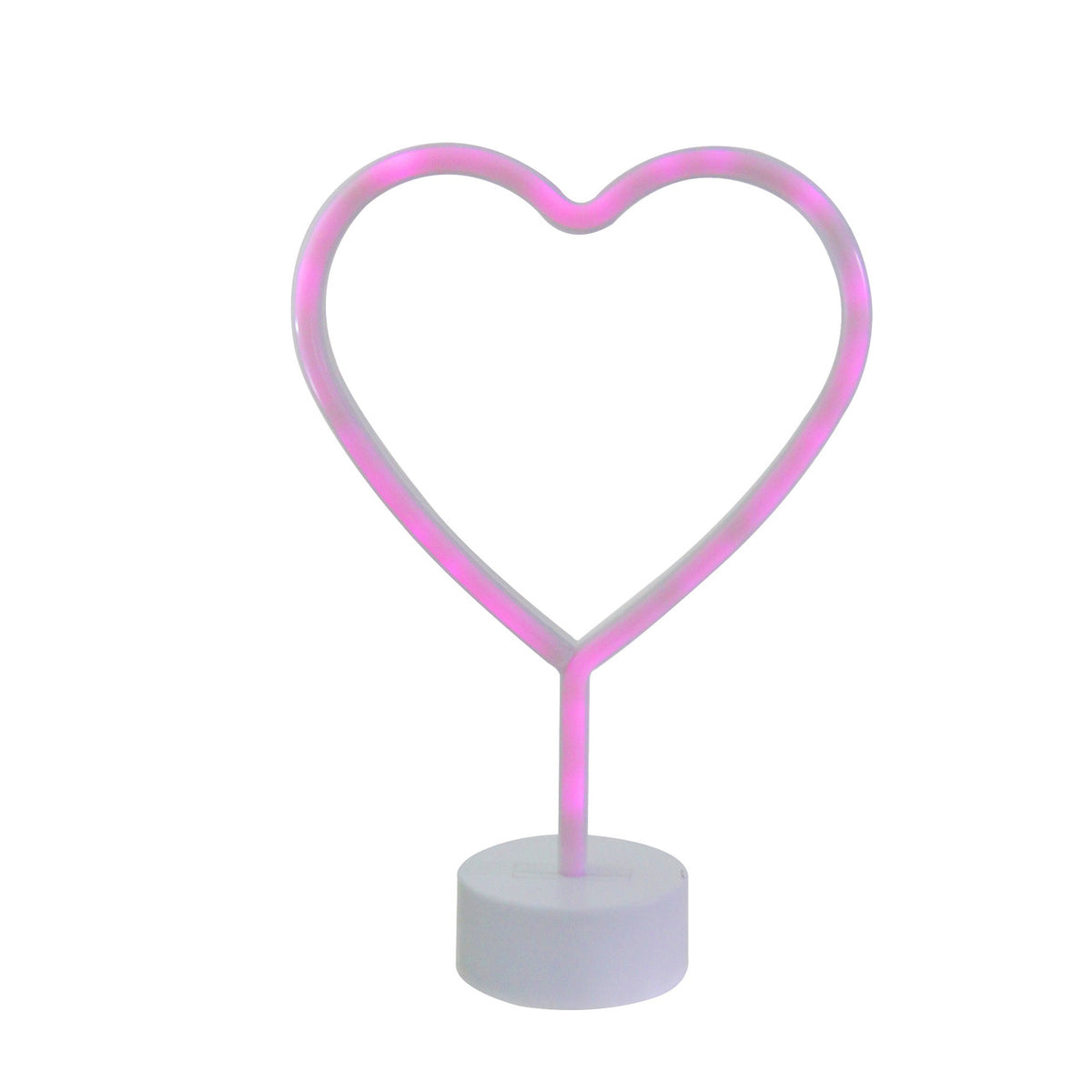 LED Neon Heart Table Light Valentine&#39;s Day Decoration