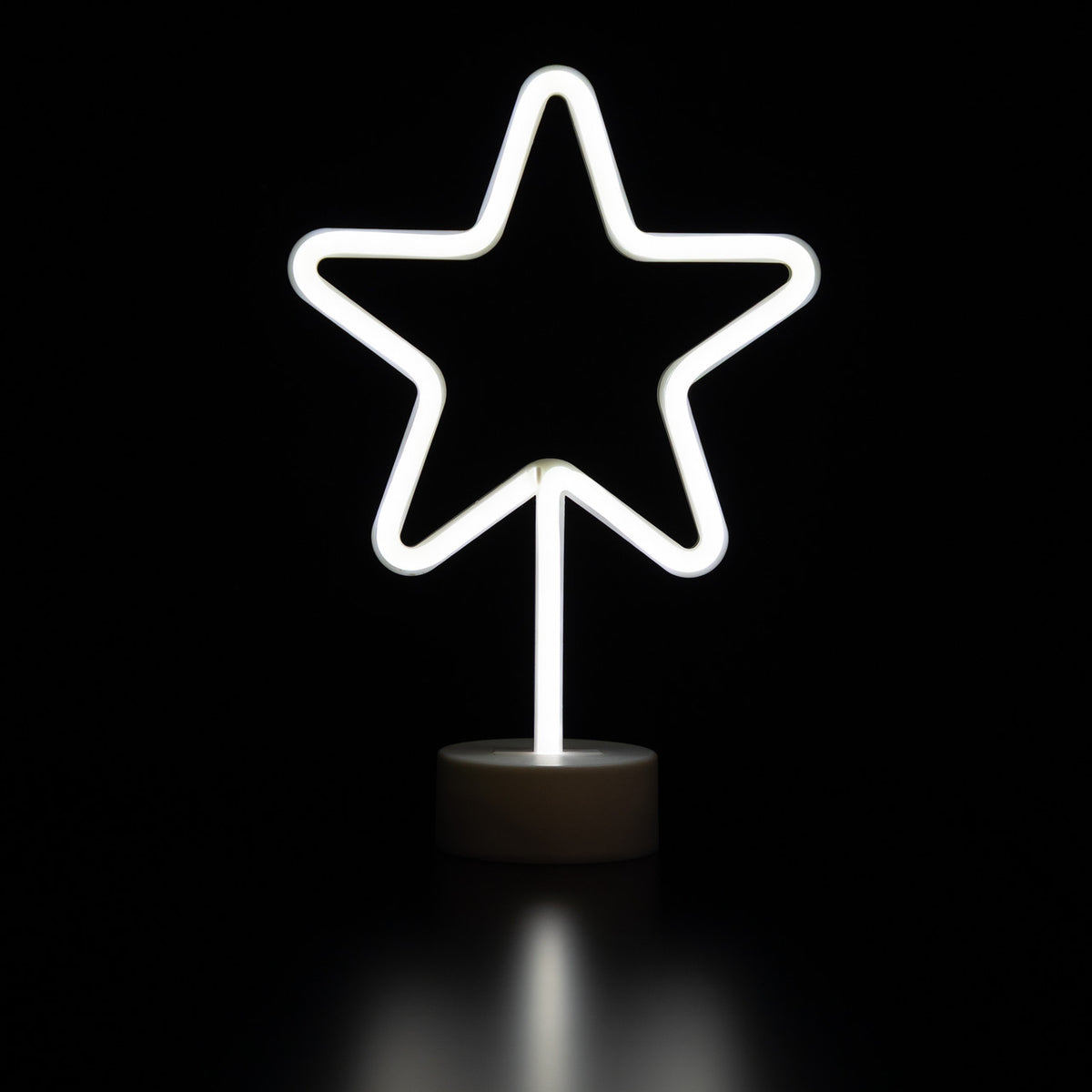 11.5&quot; LED Star Neon Table Lamp for Desk