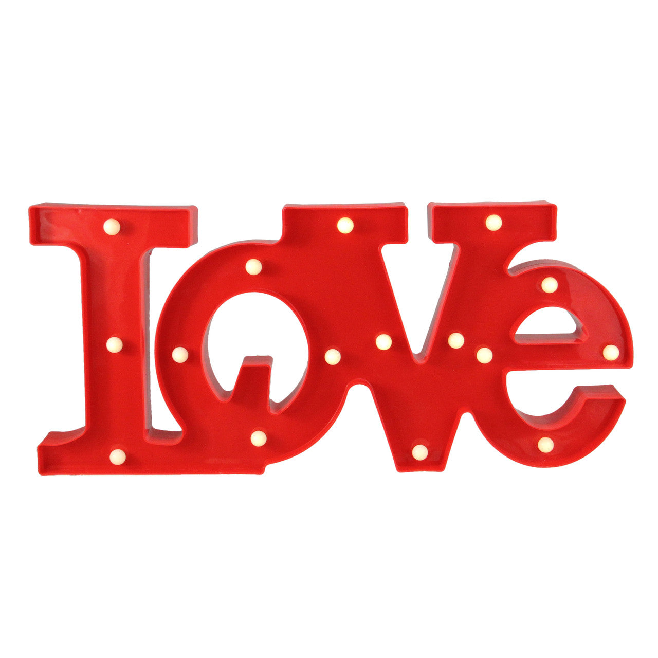 LED Lighted LOVE Valentine's Day Marquee Wall Sign