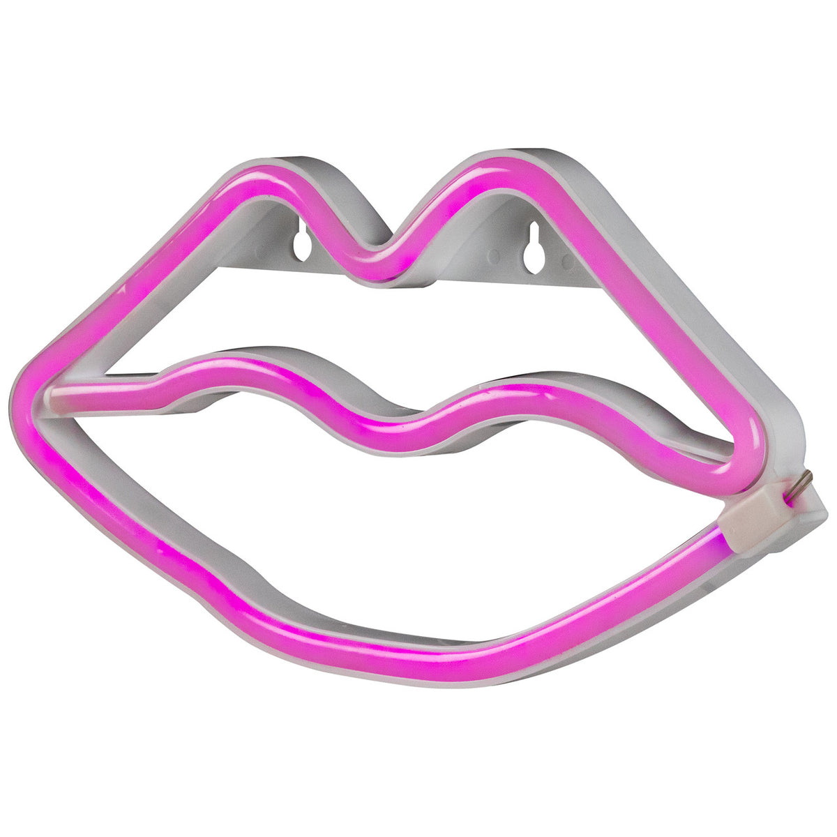 Pink Lips LED Neon Style 10.5&quot; Wall Sign for Valentine&#39;s Day