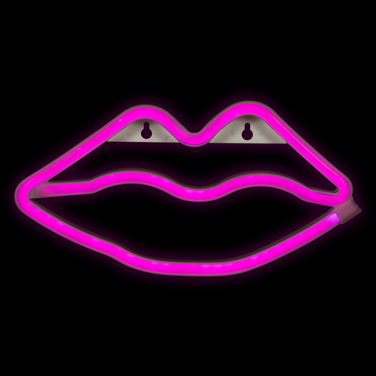 Pink Lips LED Neon Style 10.5&quot; Wall Sign for Valentine&#39;s Day