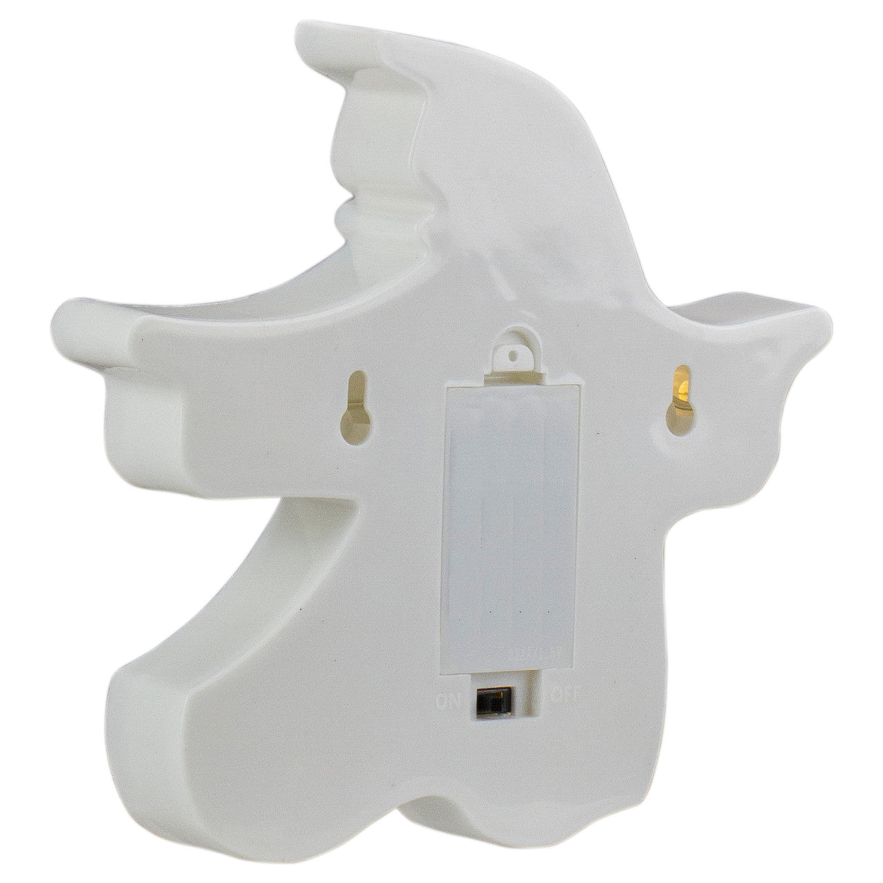 White Light-Up Ghost Marquee Sign for Halloween Decor