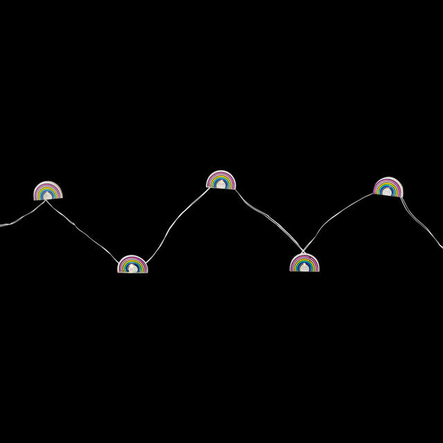 10-Count LED Rainbow Fairy Lights, Warm White