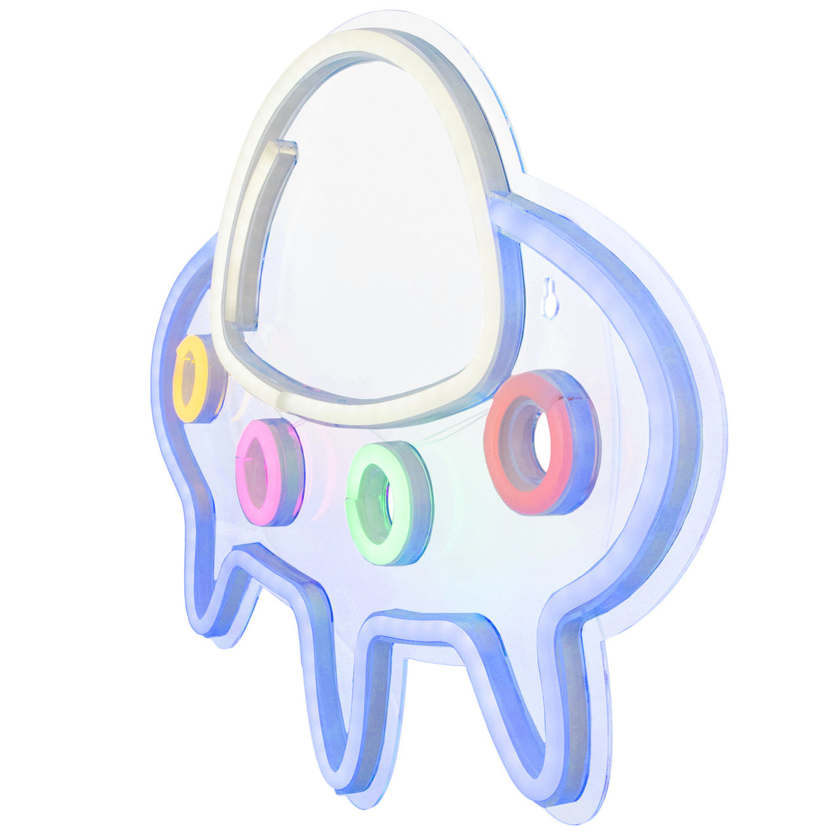 16&quot; LED Neon Style Spaceship Wall Sign