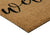 Natural Coir Pumpkin Welcome Doormat 18" x 30" for Halloween
