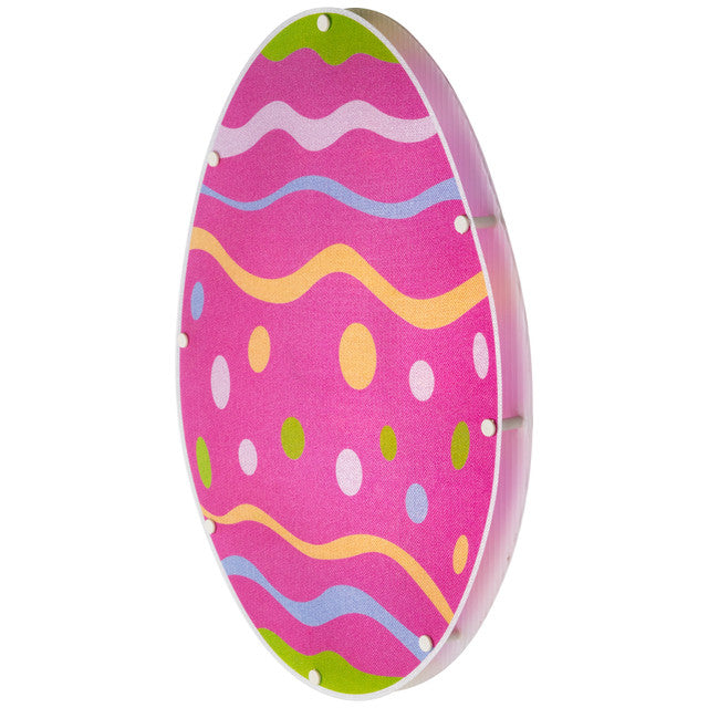 LED Lighted Easter Egg 14" Battery Operated Window Decoration