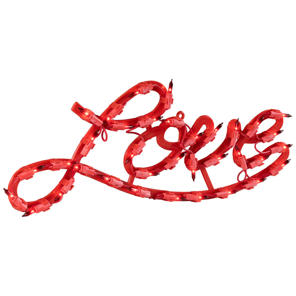 Lighted Heart Window Decoration 17&quot; for Valentine&#39;s Day