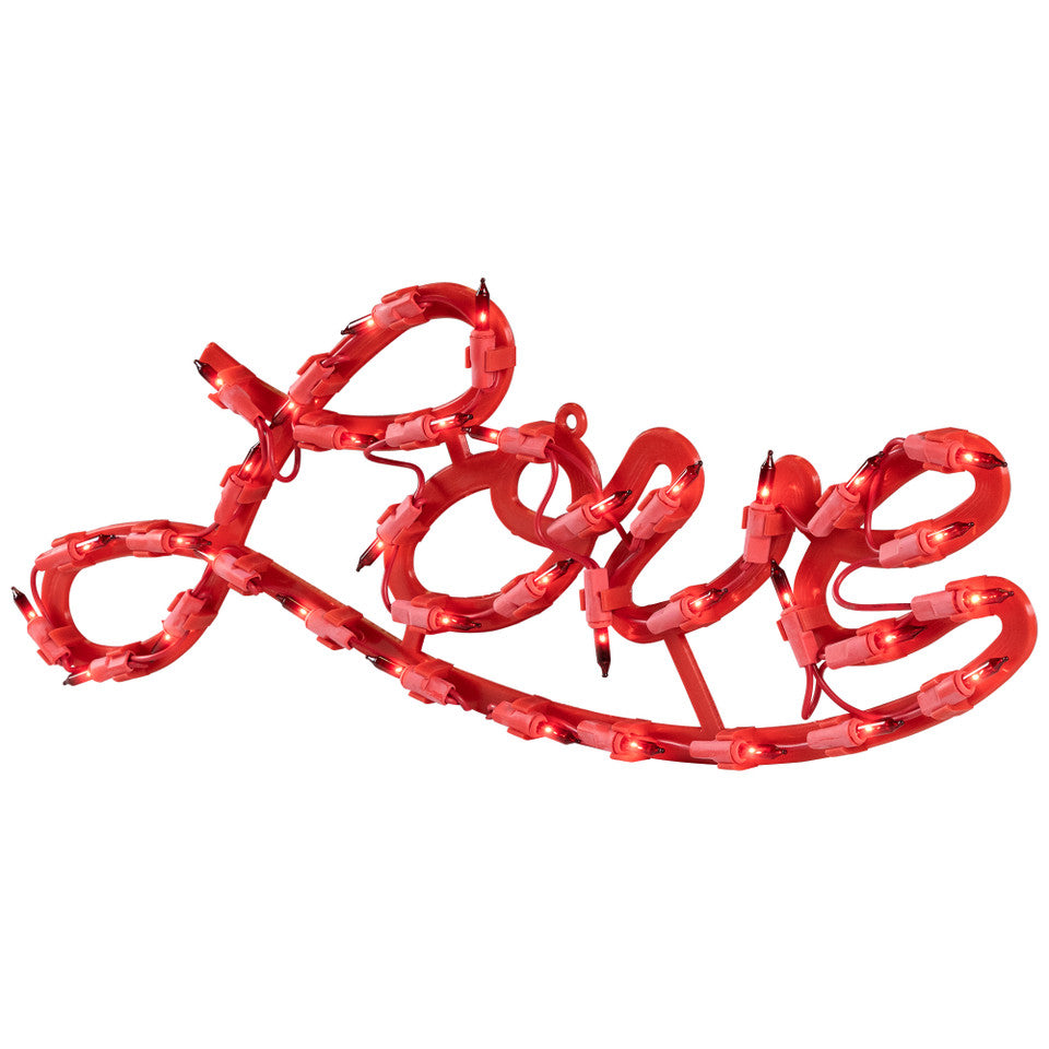 Lighted Heart Window Decoration 17&quot; for Valentine&#39;s Day