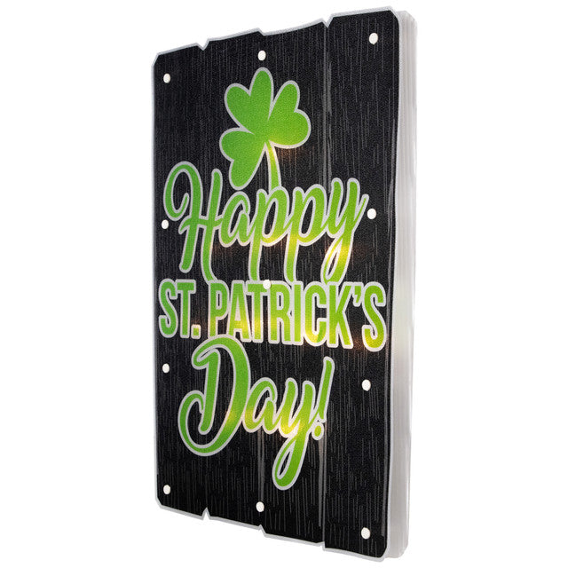 Lighted Window Silhouettes 17&quot; for St. Patrick&#39;s Day