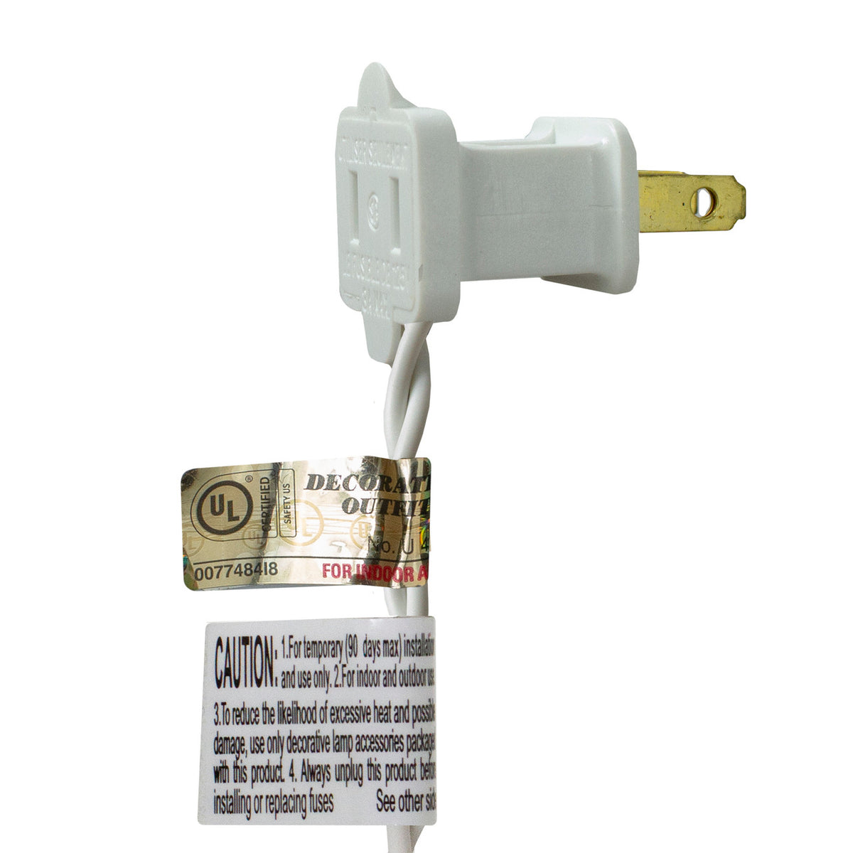 American Flag Patriotic String Lights 10&quot; Spacing 10ct